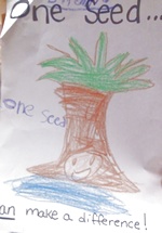 Kid’s Art of One Seed
