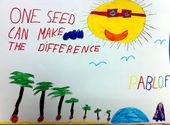 Kid’s Art of One Seed