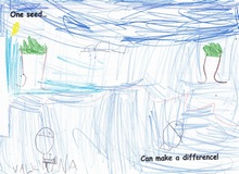 Kid’s Art of One Seed