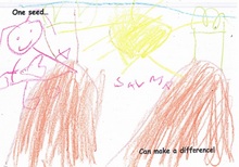 Kid’s Art of One Seed