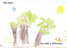Kid’s Art of One Seed