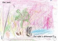 Kid’s Art of One Seed