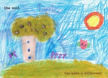 Kid’s Art of One Seed