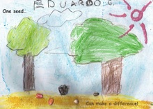 Kid’s Art of One Seed