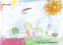 Kid’s Art of One Seed