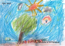 Kid’s Art of One Seed