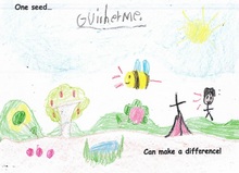 Kid’s Art of One Seed