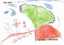 Kid’s Art of One Seed