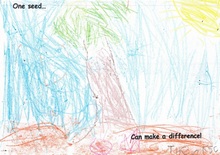 Kid’s Art of One Seed