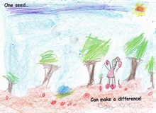 Kid’s Art of One Seed