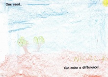 Kid’s Art of One Seed