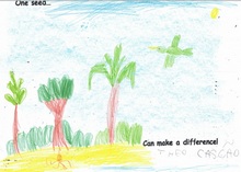 Kid’s Art of One Seed