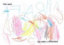 Kid’s Art of One Seed