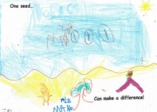 Kid’s Art of One Seed