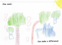 Kid’s Art of One Seed