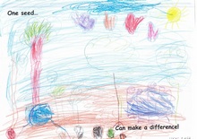 Kid’s Art of One Seed
