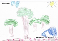 Kid’s Art of One Seed