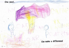 Kid’s Art of One Seed