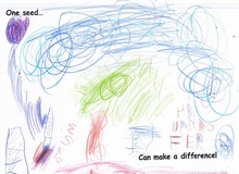 Kid’s Art of One Seed