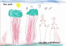 Kid’s Art of One Seed