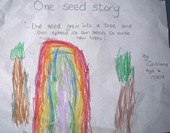 Kid’s Art of One Seed