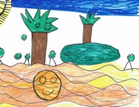 Kid’s Art of One Seed