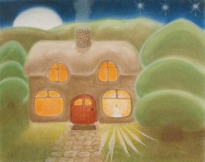 Little Candle - a Chalk Drawing by Rosemary Phillips
