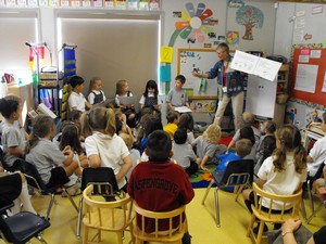 Rosemary Phillips - presenting One Seed with children