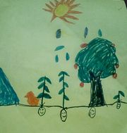 Kid’s Art of One Seed