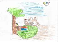 Kid’s Art of One Seed