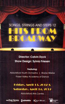 Songs Strings & Steps Program Cover
